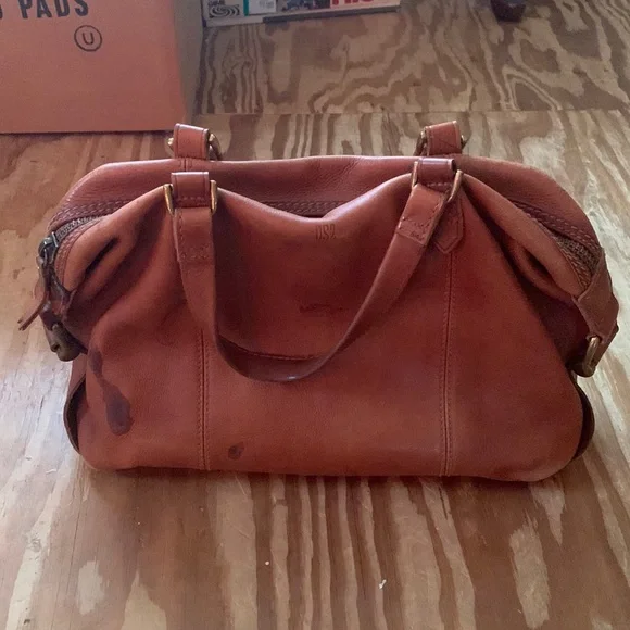 Madewell Bags Madewell Glasgow Satchel Brown Leather With Patina Poshmark